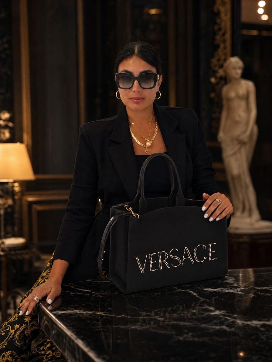 An authenticated Versace piece